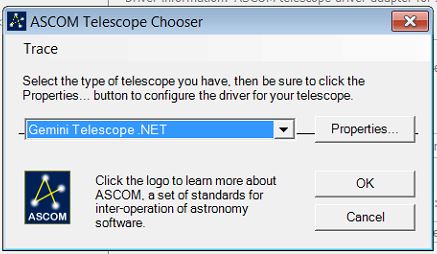 ASCOM Chooser