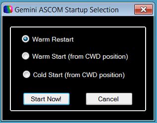 Gemini Startup selection